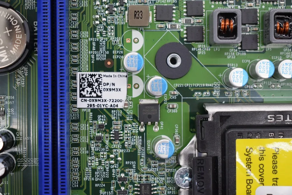 Для материнской платы Dell OptiPlex 9010 7010 T1650 MT Q77 X9M3X б/у|Материнские платы| |