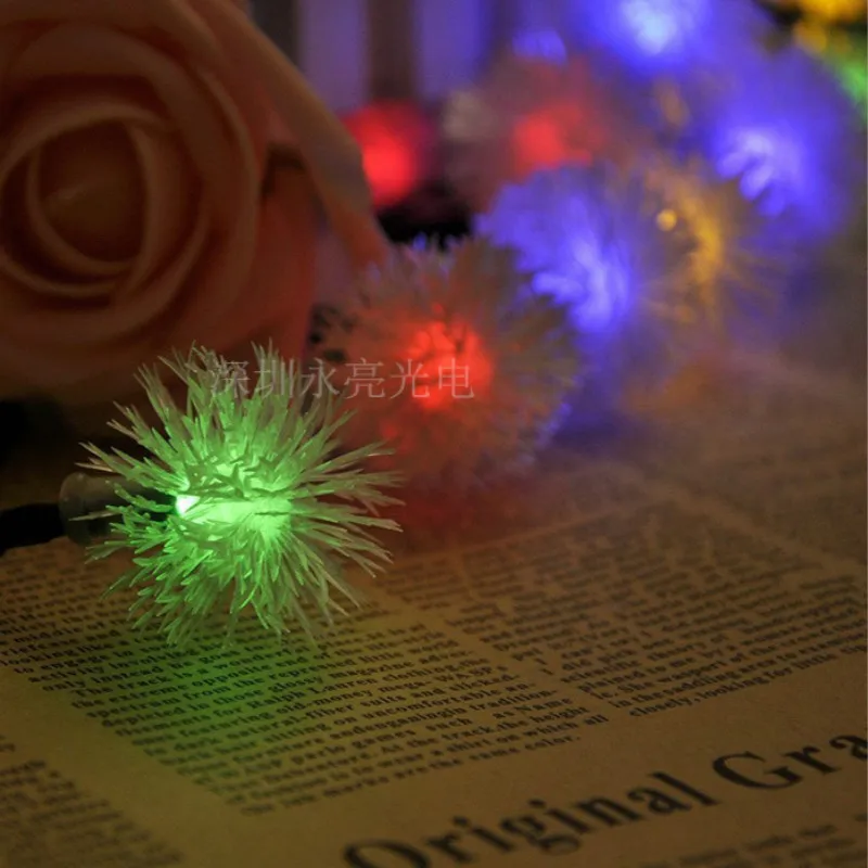 Оригинальные светодиодные фонари 5 м 28 серия гирлянда для снежного шара на