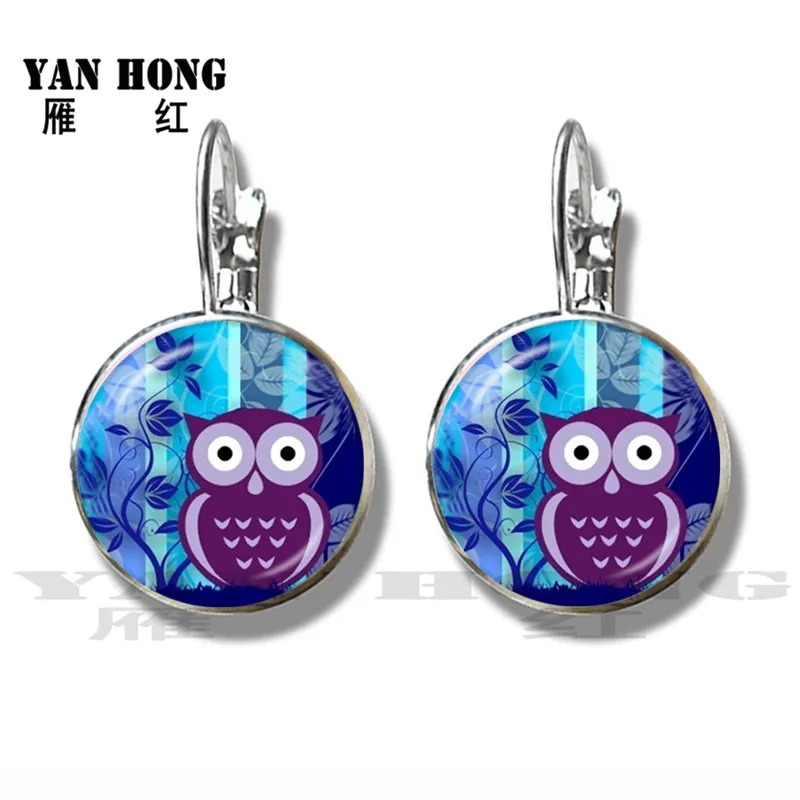 Новые Красивые Синие Бабочки стеклянный купол Птицы Искусство Картина стекло