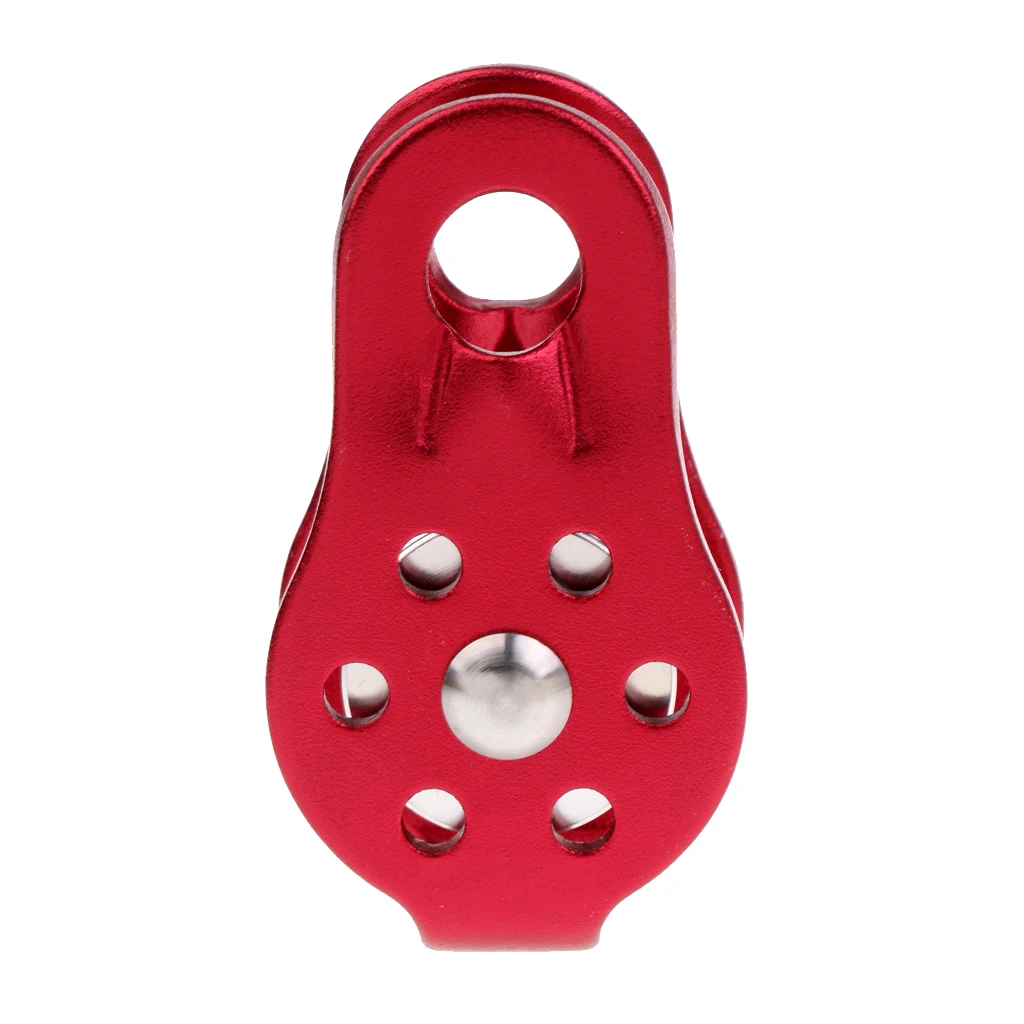 

2 Pieces Small Compact 20KN General Purpose Fixed Side Climbing Pulley for 8-12mm Rope Rigging Rescue Hauling Equipment
