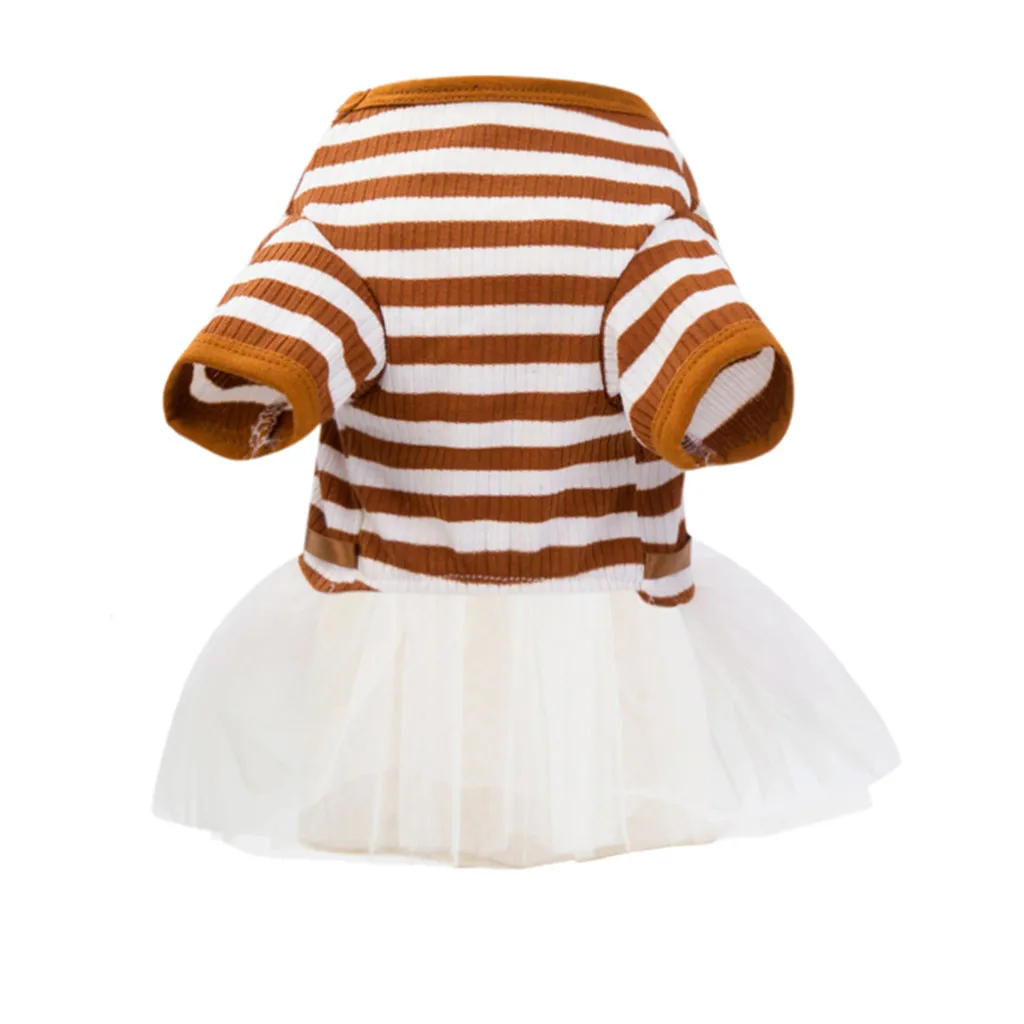 Платье для собак Transer маленьких темно-синее модное милое платье с бантом из