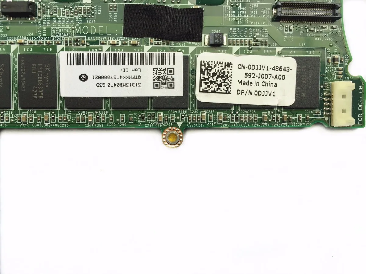 Высококачественная материнская плата MB 0DJJV1 для ноутбука Dell XPS 13 9333 DAD13CMBAG0 SR16Z