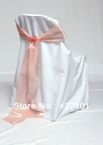 

High Quality White Folding Polyester Chair cover & Wedding Decoration & Party