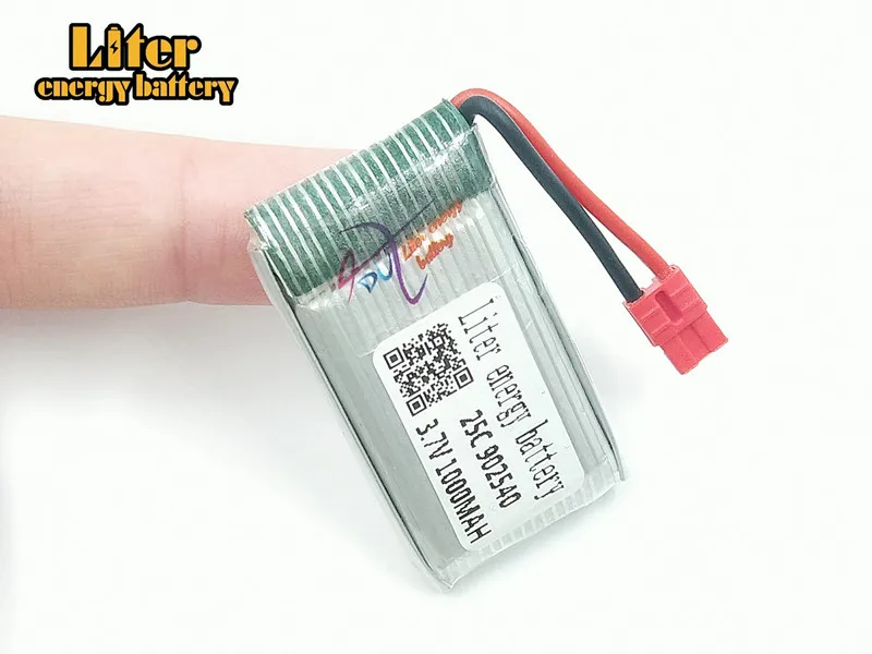 3 7 V 1000mah 902540 Lipo батарея для X5HC X5HW RC Quadcopter запасные части 800mAh камера Drone