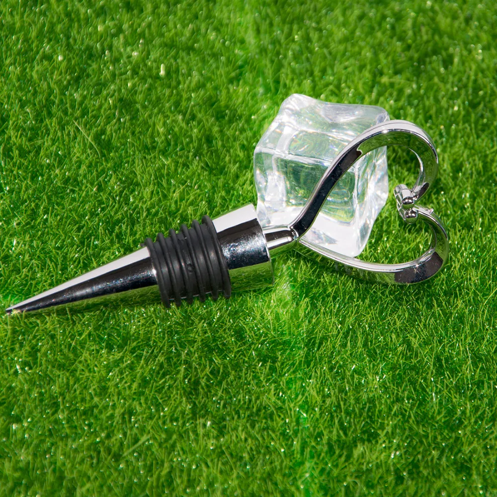 Прекрасный элегантный в форме сердца красное вино пробка для бутылки