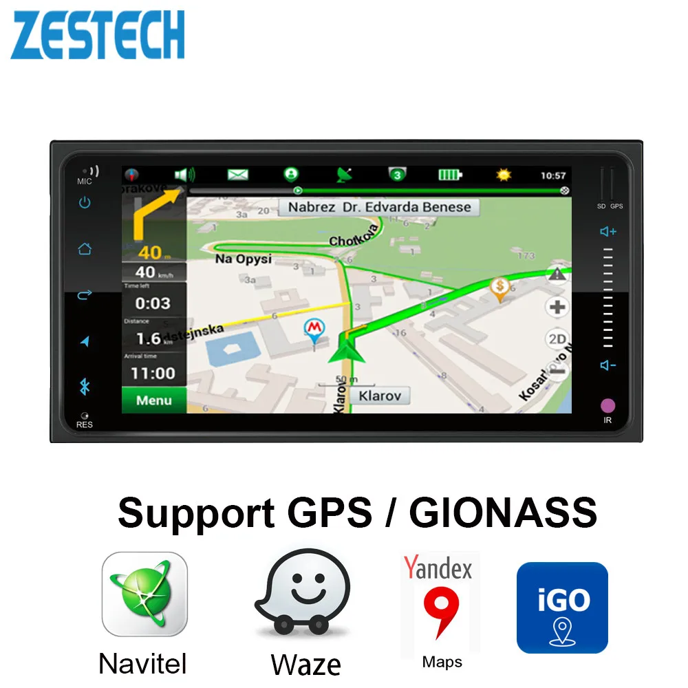 2Din Android 8 1 7 автомобильный Радио gps dvd для toyota универсальный Avalon AVanza Celica camry головной