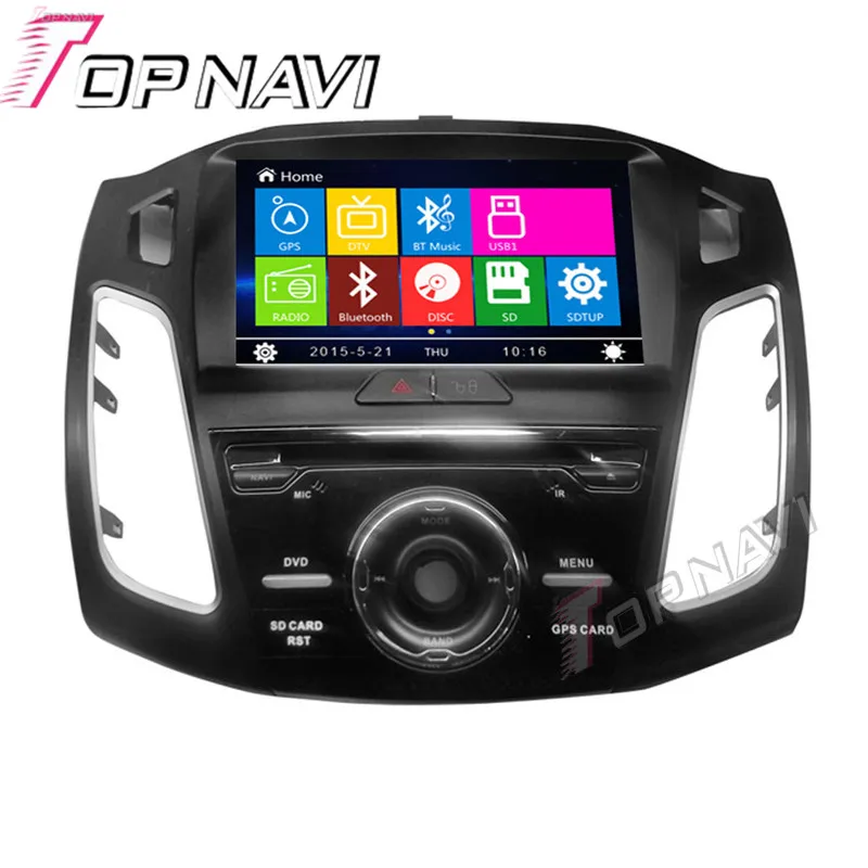 Автомобильная Мультимедийная система Topnavi 9 дюймов DVD GPS для Ford Focus 2012 | Автомобили