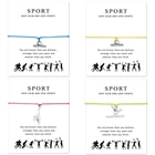 Гимнастические браслеты I heart, регулируемые, для женщин, мужчин, девочек, подарок с открыткой