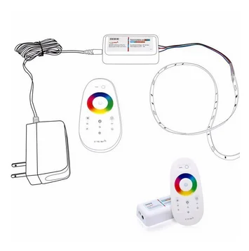 Контроллер для светодиодной ленты RGB RGBW 2 4 ГГц радиочастотный сенсорный пульт