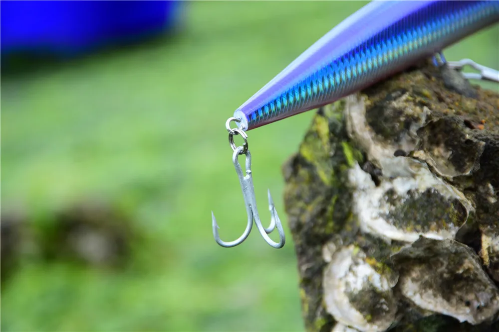 Le Fish 1 шт. 190 мм 72 г приманки для ловли на блесну большой игровой гольян приманка жесткая приманка плавающая для Kingfish/Tuna соленая вода с крючок VMC