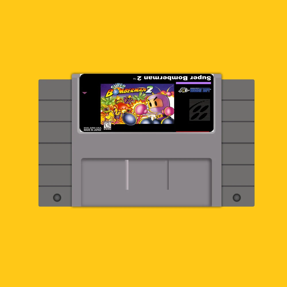 Горячий 46 Pin 16 бит NTSC игровой картридж Bomberman 2 | Электроника