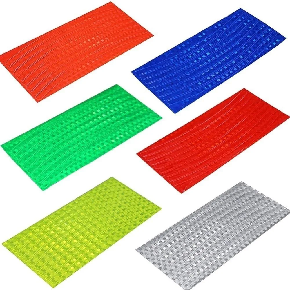 1 шт. светоотражающие флуоресцентные наклейки на колесо велосипеда | Спорт и