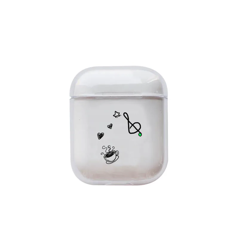 Прозрачный чехол для наушников Apple Airpods Роскошный наушников|Аксессуары