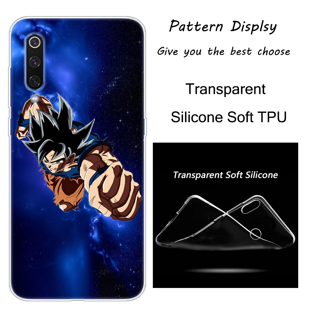 Dragon Ball Z Goku Ultra чехол для Xiaomi Pocophone F1 9T 9 9SE 8 A2 Lite A1 A2 Mix3 Redmi K20 7A Note 4 4X5 6 7 Pro S2