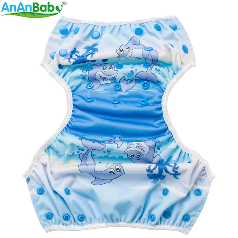 Детские Многоразовые Подгузники Ananbaby моющиеся для купания 2018 | Мать и ребенок