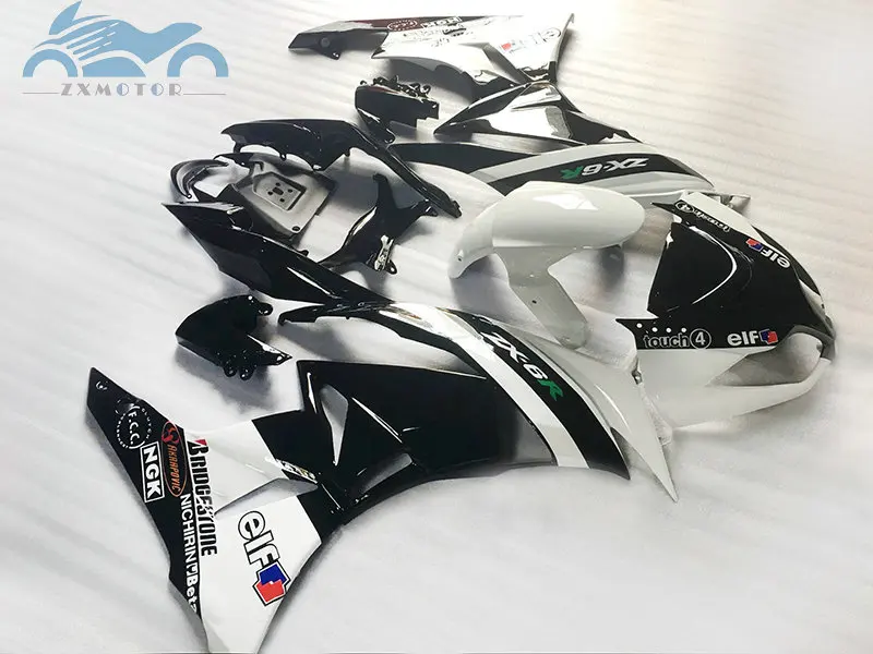 Высококачественные обтекатели для мотоциклов KAWASAKI Ninja ZX6R 2009 2010 2011 2012 спортивные