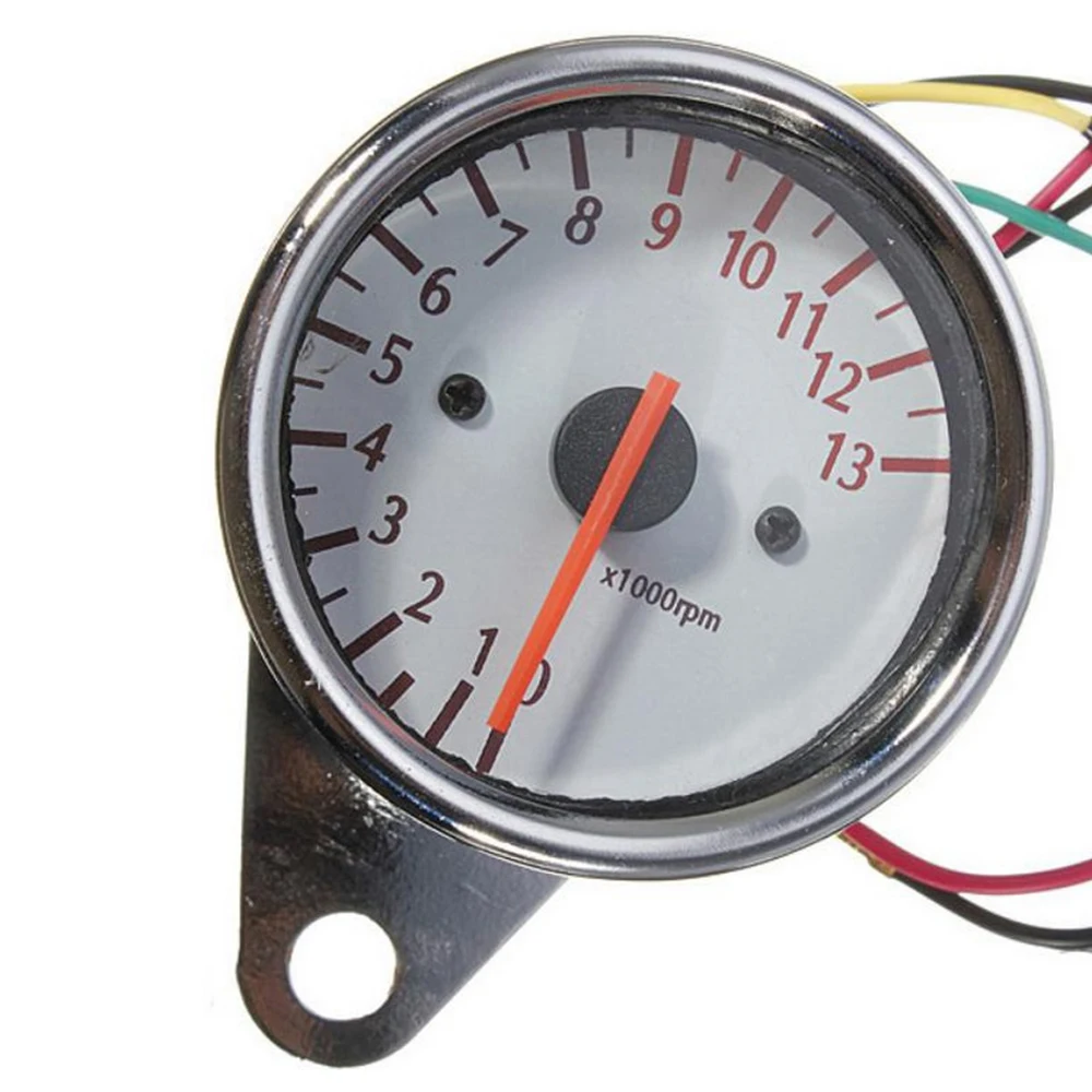 Универсальный 13000 об/мин скутер мотоцикл Аналоговый тахометр Gauge12v мотоциклетные