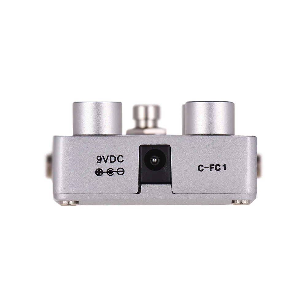 Крутая музыка C-FC1 Fuzzster Искажение гитары педаль эффектов бас Fuzz педаль для электрогитары алюминиевый сплав корпус серебро
