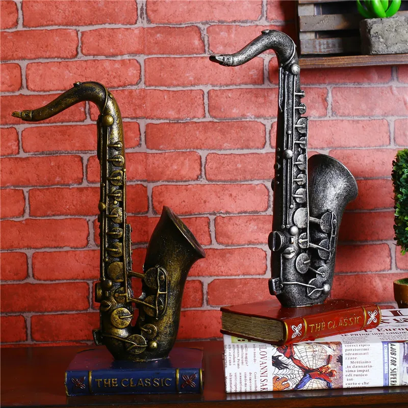 Высокое качество Ретро миниатюрные музыкальные инструменты изделия из смолы