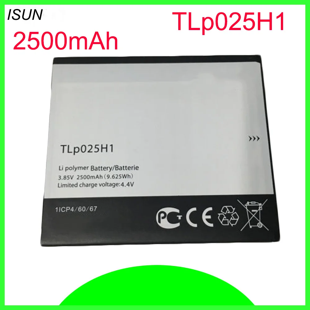 ISUNOO 2500 мАч TLP025H7 TLP025H1 батарея для Alcatel OneTouch POP 4 OT 5051X 5051D 5051J 5051M батареи