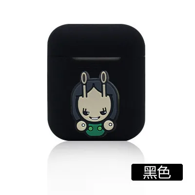 Милый мультяшный беспроводной Bluetooth чехол для наушников для Apple AirPods силиконовый зарядный чехол для наушников Защитный чехол для AirPods