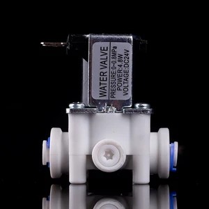 Электромагнитный клапан для сточных вод с наружным диаметром 14 дюйма, трубка из полиэтилена, 24 В постоянного тока, контроллер для сточных вод, Быстрый шланг для системы обратного осмоса