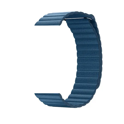 Ремешок из натуральной кожи для apple watch band 4 3 2 1 42 мм 38m'm apple watch 4 band 44 мм Аксессуары Магнитное закрытие correa bracel - Цвет ремешка: Cape Cod Blue