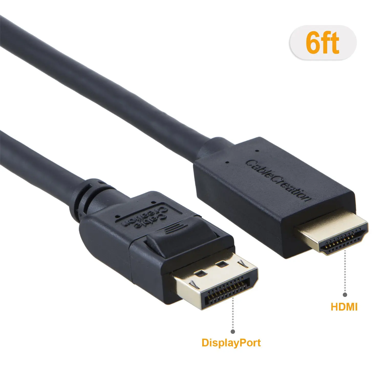 Jorinдо 3 фута DisplayPort в HDMI кабель позолоченный DP 4K & 3D аудио/видео конвертер 0 915