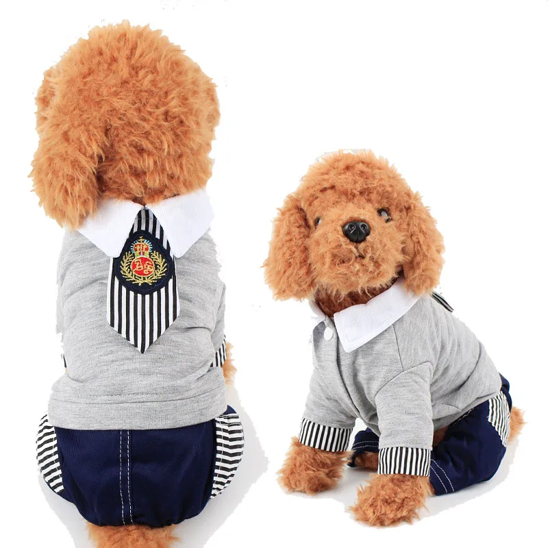 Модная одежда для маленьких собак и кошек хлопковый костюм котят толстовки серых