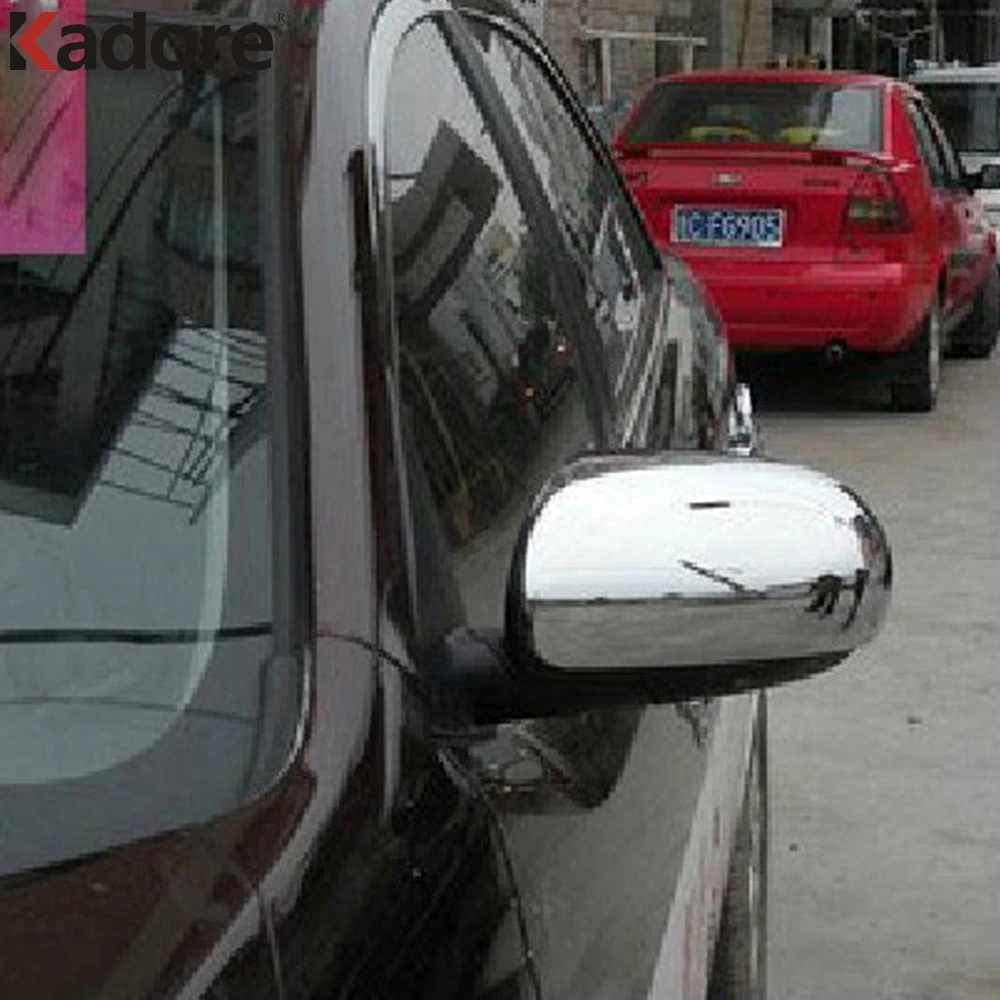 Боковая крышка зеркала заднего вида для Kia Forte Cerato 2010 2011 2012 ABS Chrome отделка Стайлинг
