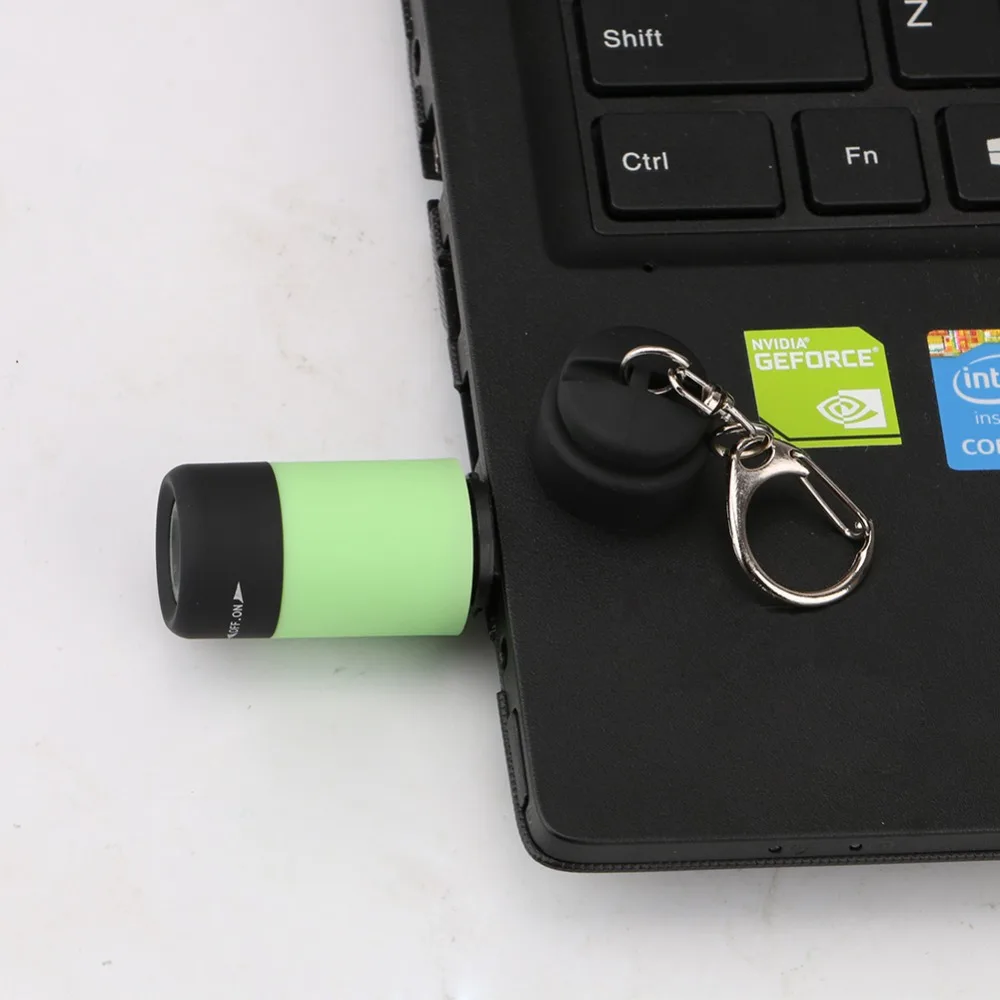 Портативный мини USB Перезаряжаемый светодиодный светильник EDC карманный фонарь 0,3 Вт Светодиодный светильник-брелок многоцветный USB удобный фонарь Linternas