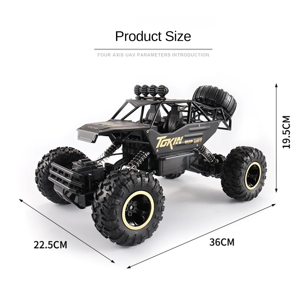 RC автомобиль 1/12 4WD рок сканеры двойные двигатели для вождения автомобиля Bigfoot автомобиль дистанционного управления модель автомобиля игрушки для детей мальчиков