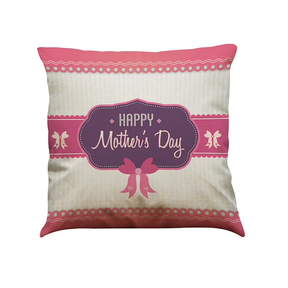 Наволочка для дивана с надписью «I Love You Mom Home Decoration», праздничный чехол для подушки d90409