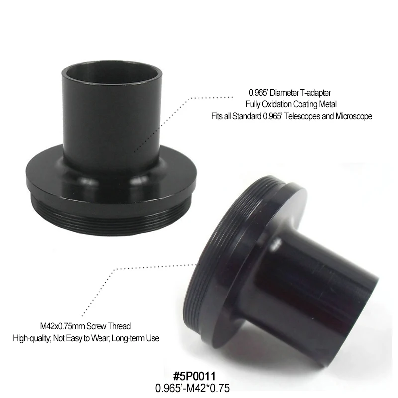 Кольцевой интерфейс T адаптер для астрономического телескопа микроскопа