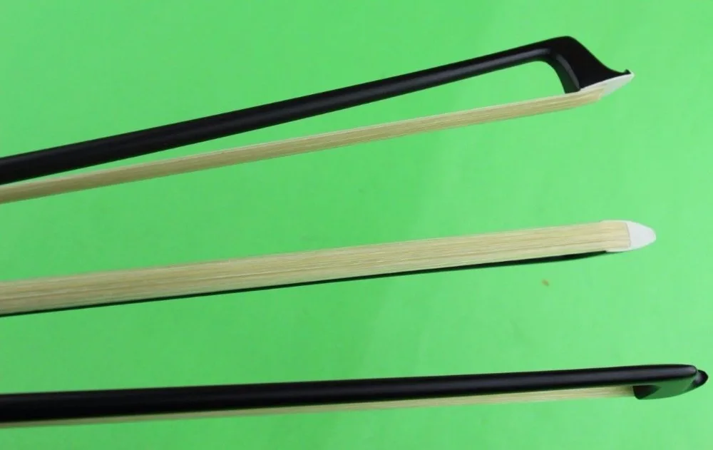 

1 pc new 4/4 black violin bow Carbon fiber Professional Bow Ebony Frog