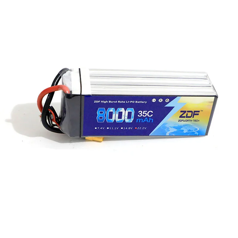 ZDF гарантия качества Lipo батарея 22 2 V 6S 8000MAH 35C 70C RC AKKU Bateria для самолета вертолета