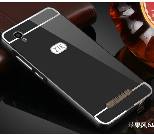 Чехол для Zte x3 d2 тонкая роскошная алюминиевая металлическая рамка акриловая