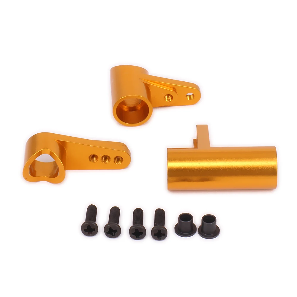 Рулевое управление Servo Saver Полный Кривошип набор Bellcranks SupporFor Rc Hobby Car 1/16 HSP Monster Truck &