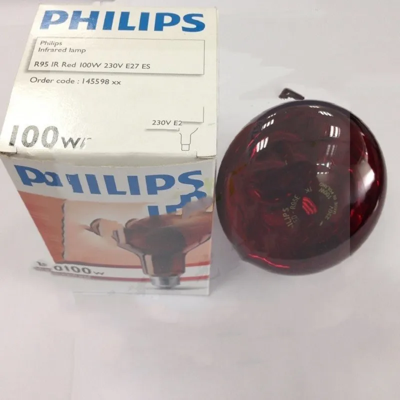 Для 2PSC PH 100 Вт инфракрасная лампа R95 инфракрасным режимом 100W 230V E27 ES физиотерапия