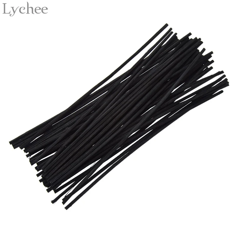 Lychee Life 50 шт. Сменные палочки из черного ротанга испаритель эфирных масел для