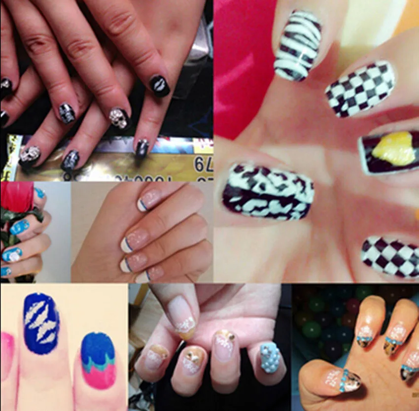 Цельнокроеное платье узор дизайн ногтей штамп штамповка изображения Konad