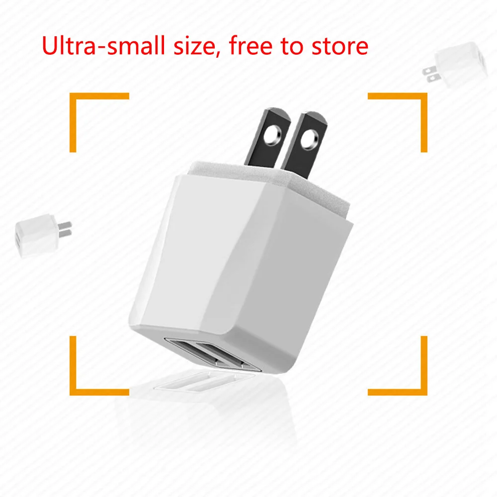 Универсальное дорожное зарядное устройство 5 в 2 1 а с двумя usb-разъемами