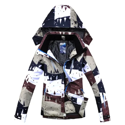 Женский зимний лыжный костюм очень теплый комплект для активного отдыха спорта