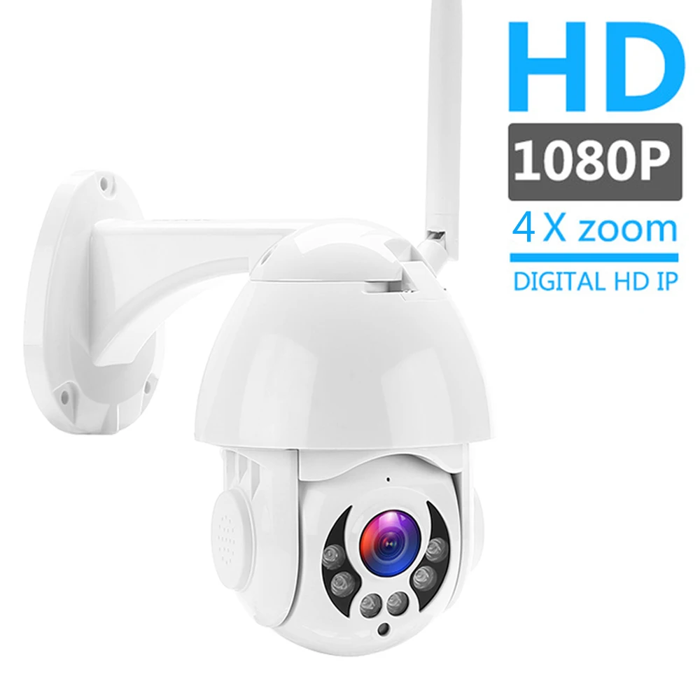 Seesii 1080P PTZ IP камера наружная скоростная купольная беспроводная Wifi безопасности