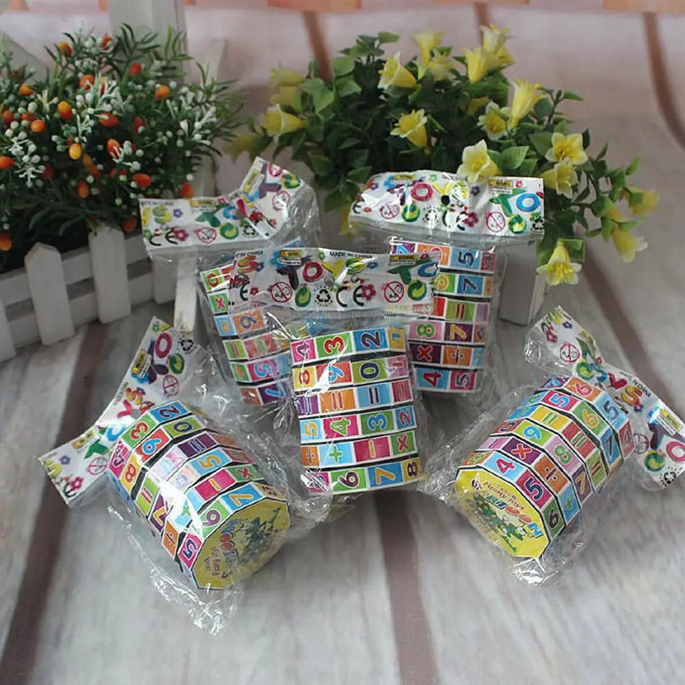 Новый Слайд Пазлы Математика Числа игрушки Magic Cube Для детей обучения подарок |