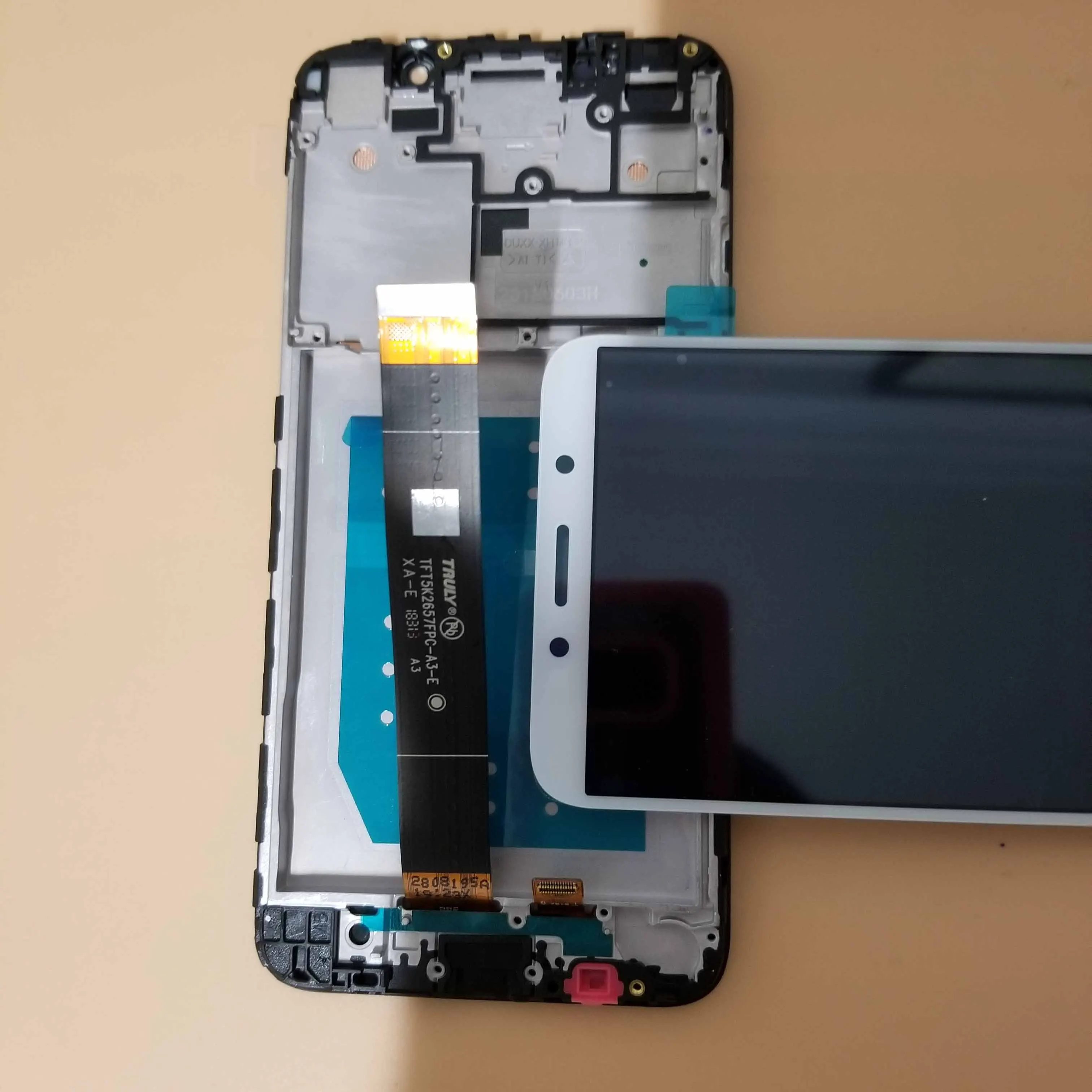 OEM LCD White Frame 5,4" для huawei honor 7A dua-l22 DUA-LX2 honor 7s ЖК-дисплей кодирующий преобразователь сенсорного экрана в сборе Замена+ Инструменты - Цвет: OEM LCD White Frame
