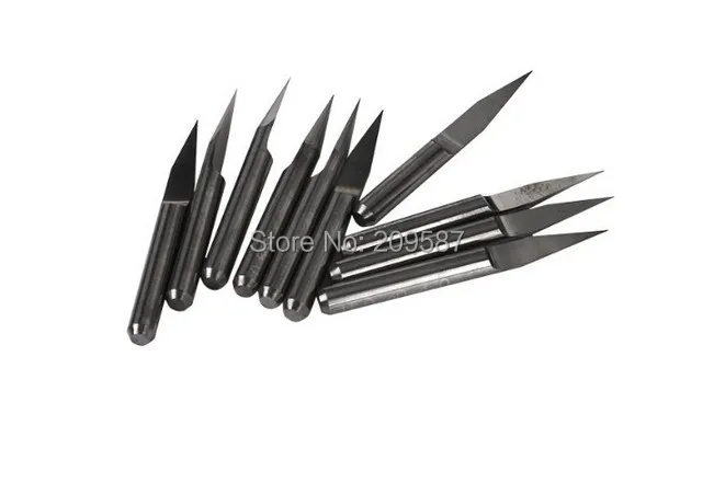 10 шт. карбидные гравировальные фрезы для печатной платы 40 градусов 0 3 мм 4003 |