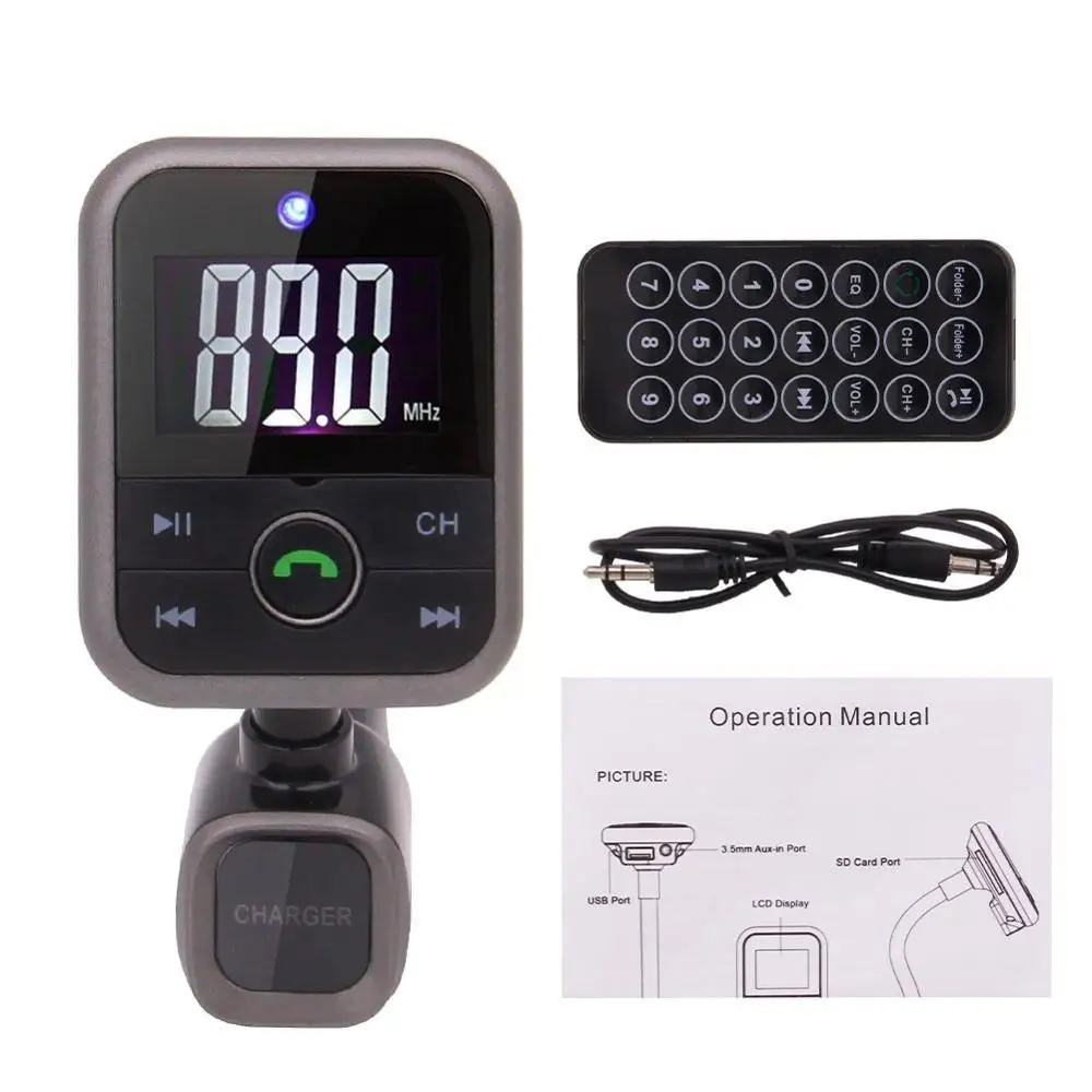 Bluetooth автомобильный набор свободные руки без использования рук fm передатчик MP3