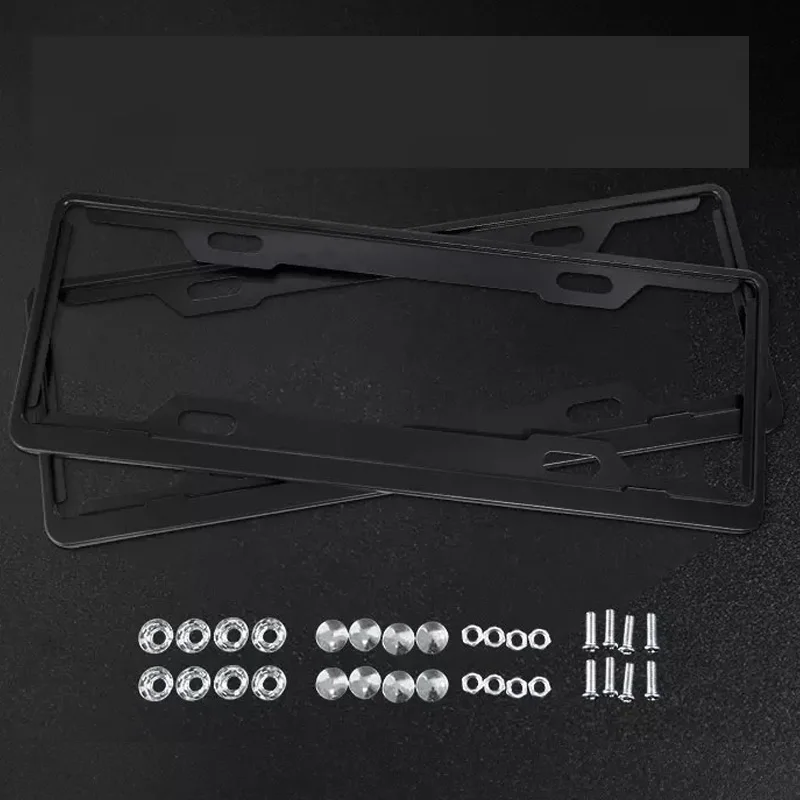 2 шт. универсальная алюминиевая рамка для номерного знака держатель