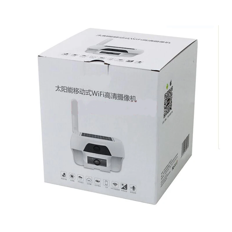 Солнечная Мобильная Wi-Fi ИК камера 720P с инфракрасным светодиодом для улицы IP55